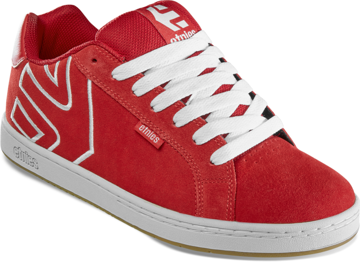 Fader red white gum - men's shoes - etnies