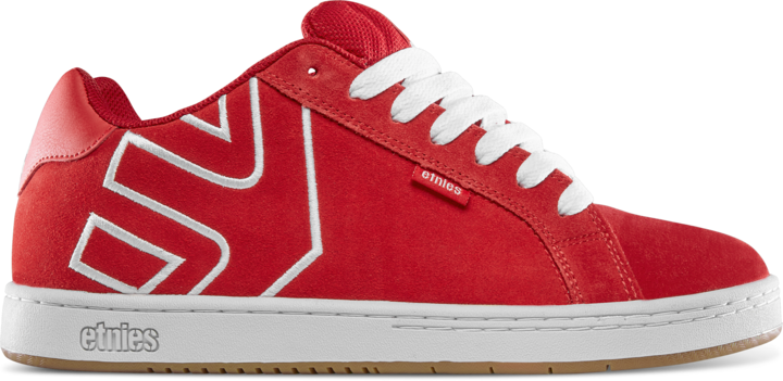 Fader red white gum - men's shoes - etnies