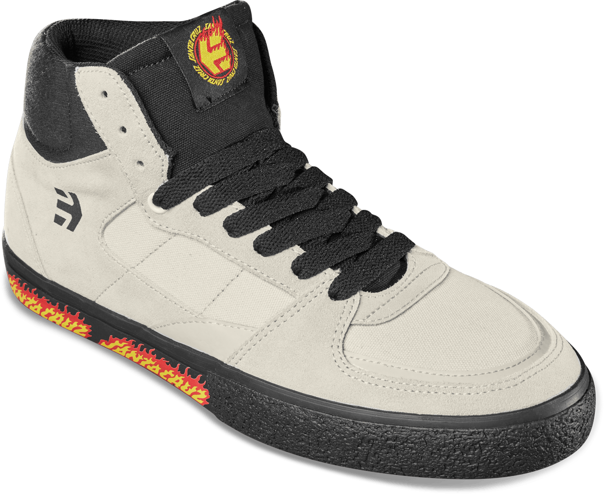 SCREW VULC MID X SANTA CRUZ FLAME High-Top Vulcanized Etnies Skate Original Sustainability Gear
