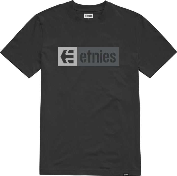 New box tee black/grey – men’s tee | etnies Official S/S Basic T-Shirt Etnies Skate Original Sustainability Gear