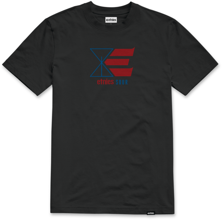 Tee x Sour Solution black – men’s tee | etnies Official S/S Basic T-Shirt Etnies Skate Original Sustainability Gear