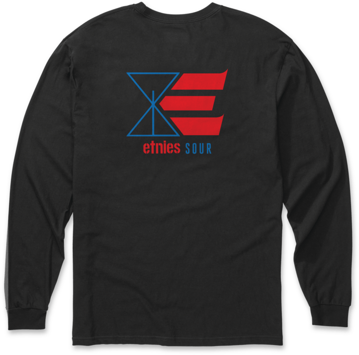 LS tee x Sour Solution black – men’s tee | etnies Official L/S Basic T-Shirt Etnies Skate Original Sustainability Gear