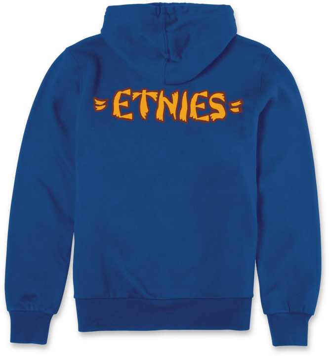 Rebel E pullover royal – men's pullover | etnies Official Screen Hooded Fleece Etnies Skate Original Sustainability Gear