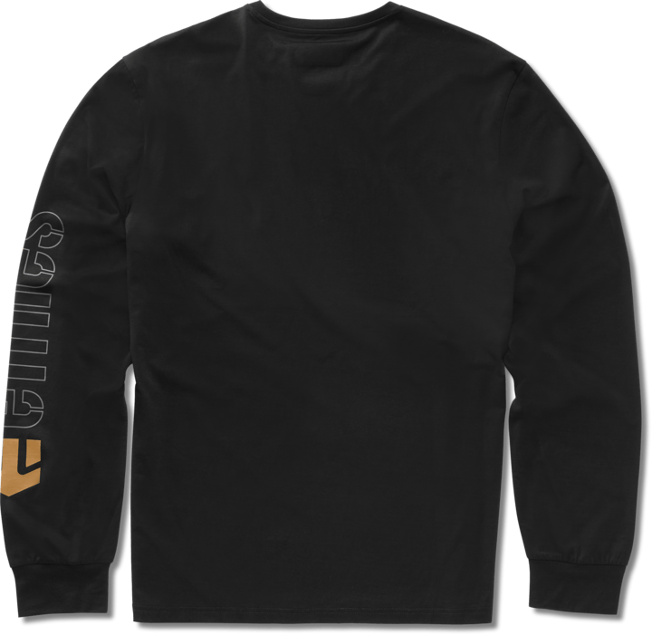 Crank Tech L/S tee black and brown – men’s tee | etnies Official L/S Specialty Etnies Skate Original Sustainability Gear