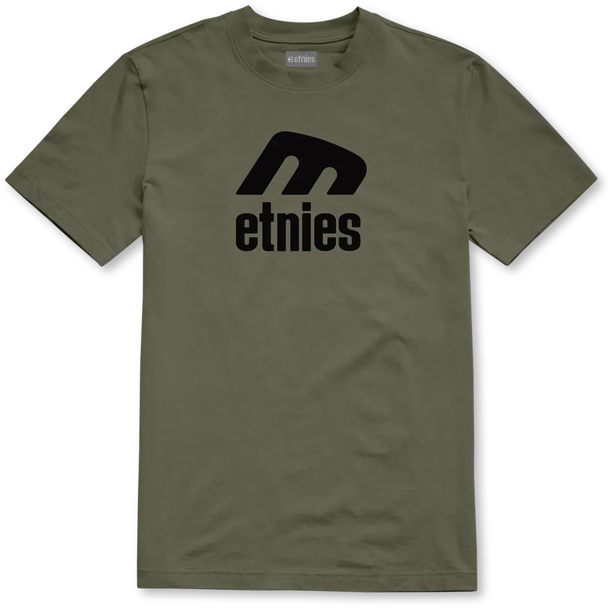Icon E S/S Basic T-Shirt Military Green | etnies Official S/S Basic T-Shirt Etnies Skate Original Sustainability Gear