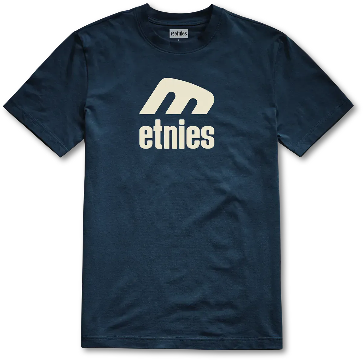 Icon E S/S Basic T-Shirt Navy | etnies Official S/S Basic T-Shirt Etnies Skate Original Sustainability Gear