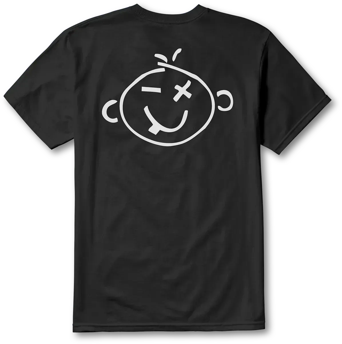 KO Man Tee Black White Short Sleeve Shirt | etnies Official S/S Basic T-Shirt Etnies Skate Original Sustainability Gear