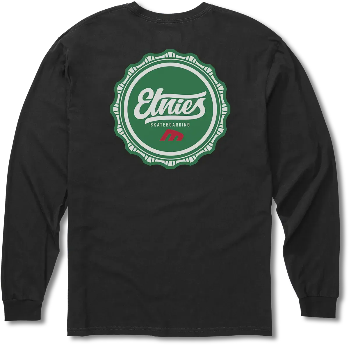 Icon L/S Tee Black Basic T-Shirt | etnies Official L/S Basic T-Shirt Etnies Skate Original Sustainability Gear
