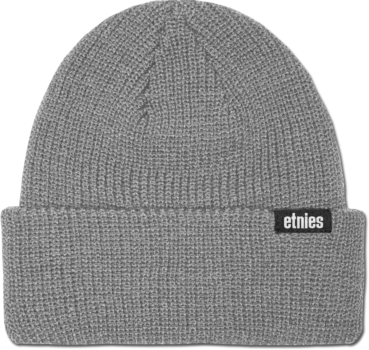 Warehouse Beanie Grey Heather Custom Fit | etnies Official Custom Hat Etnies GREY/HEATHER / ONE SIZE Skate Original Sustainability Gear 4140001280.043.OS.1ST 889262335187