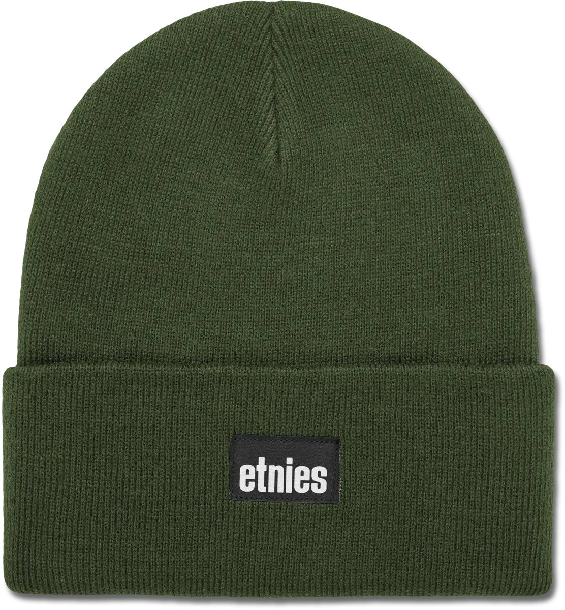 Label Beanie Military Green Cold Hat | etnies Official Beanie Etnies MILITARY / ONE SIZE Skate Original Sustainability Gear 4140001494.343.One Size.1ST 7630949182562