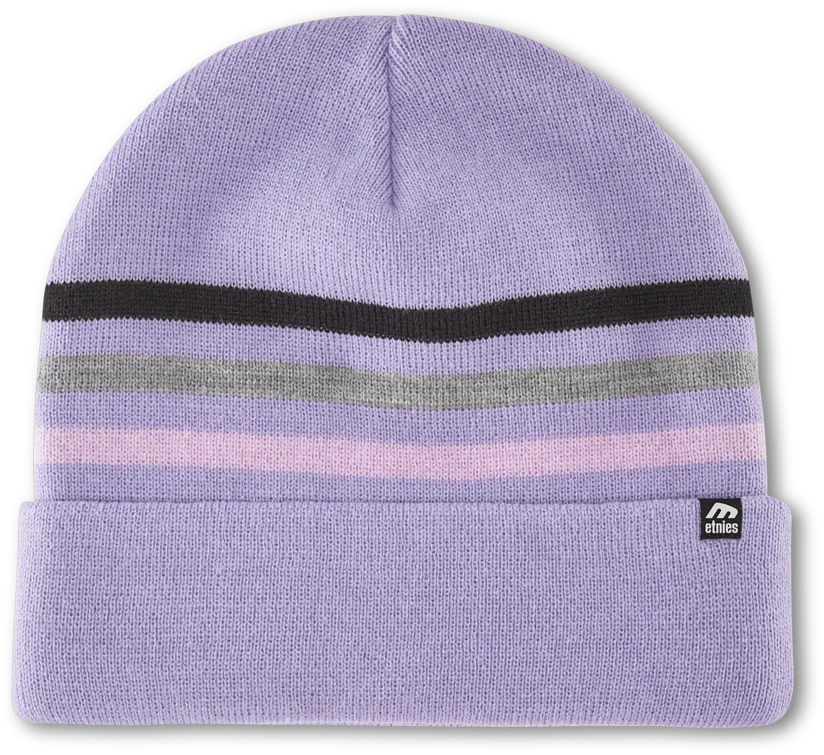 Stripe Beanie Lavender Cozy Fit | etnies Official Beanie Etnies LAVENDER / ONE SIZE Skate Original Sustainability Gear 4140001495.534.One Size.1ST 7630949182616