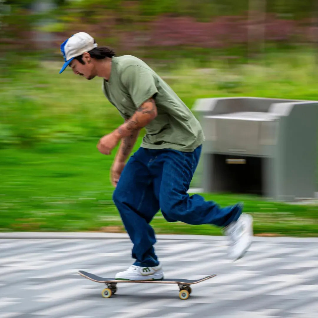 Loot Low - Top Shoe White Green Comfort | etnies Official Low-Top Shoe Etnies Skate Original Sustainability Gear