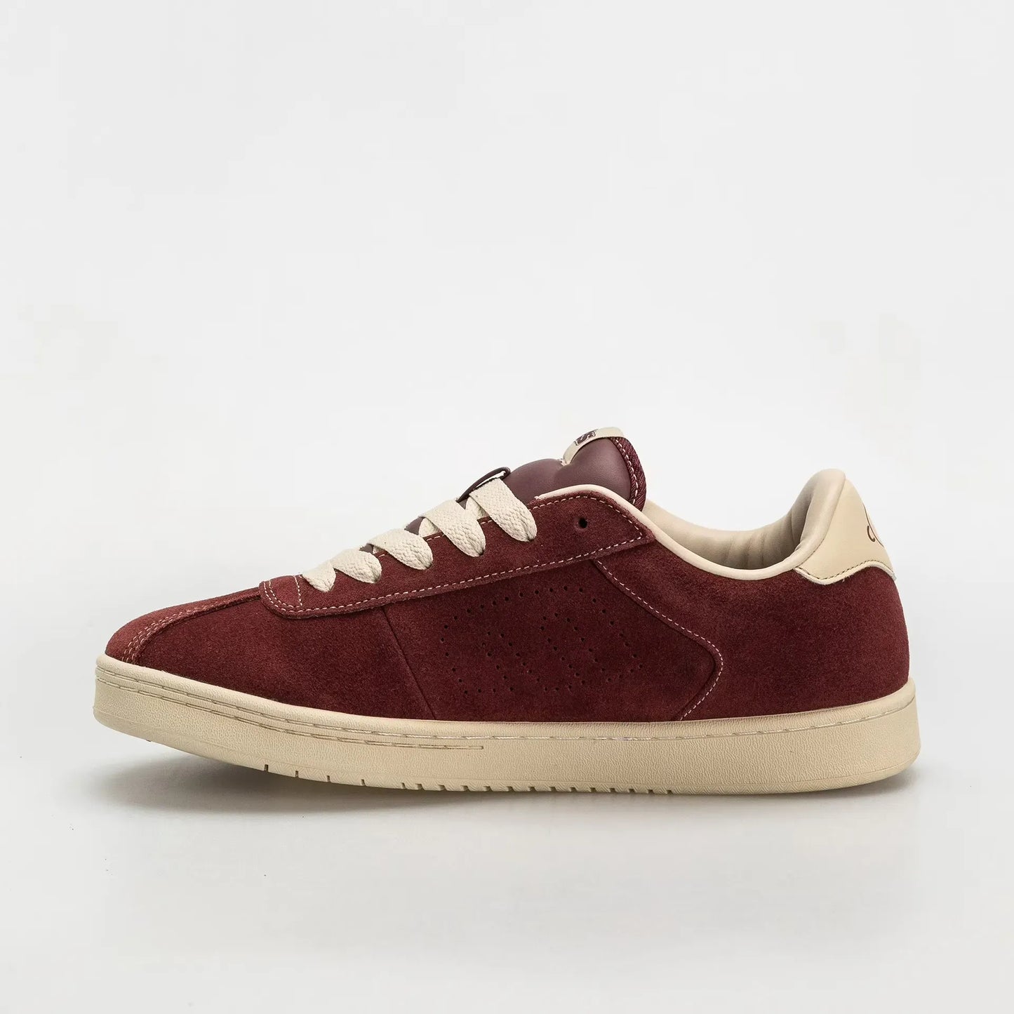 Scam Skate Shoe Burgundy Tan Low - Top | etnies Official Low-Top Shoe Etnies Skate Original Sustainability Gear