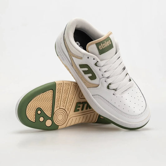 Loot Low - Top Shoe White Green Comfort | etnies Official Low-Top Shoe Etnies Skate Original Sustainability Gear