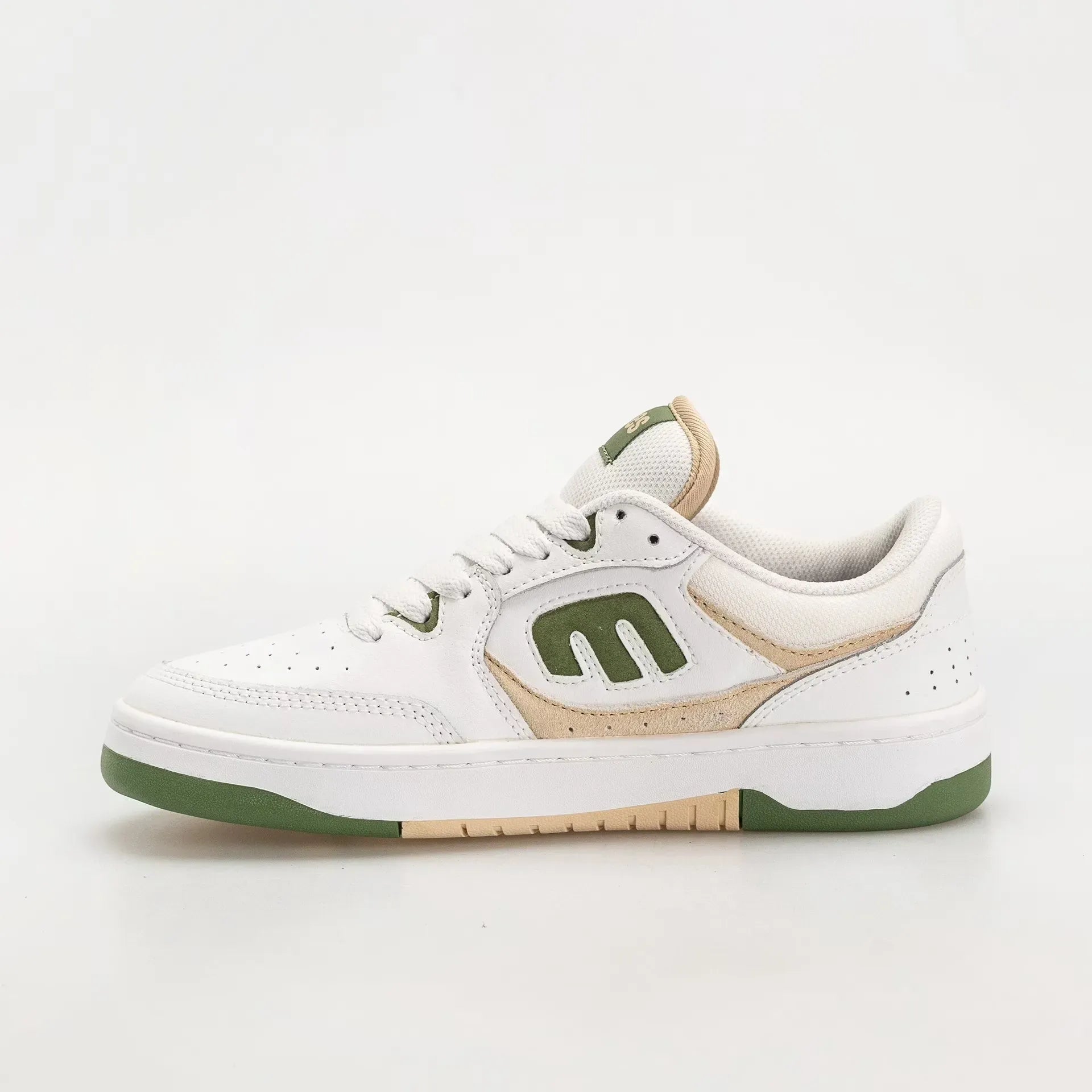 Loot Low - Top Shoe White Green Comfort | etnies Official Low-Top Shoe Etnies Skate Original Sustainability Gear