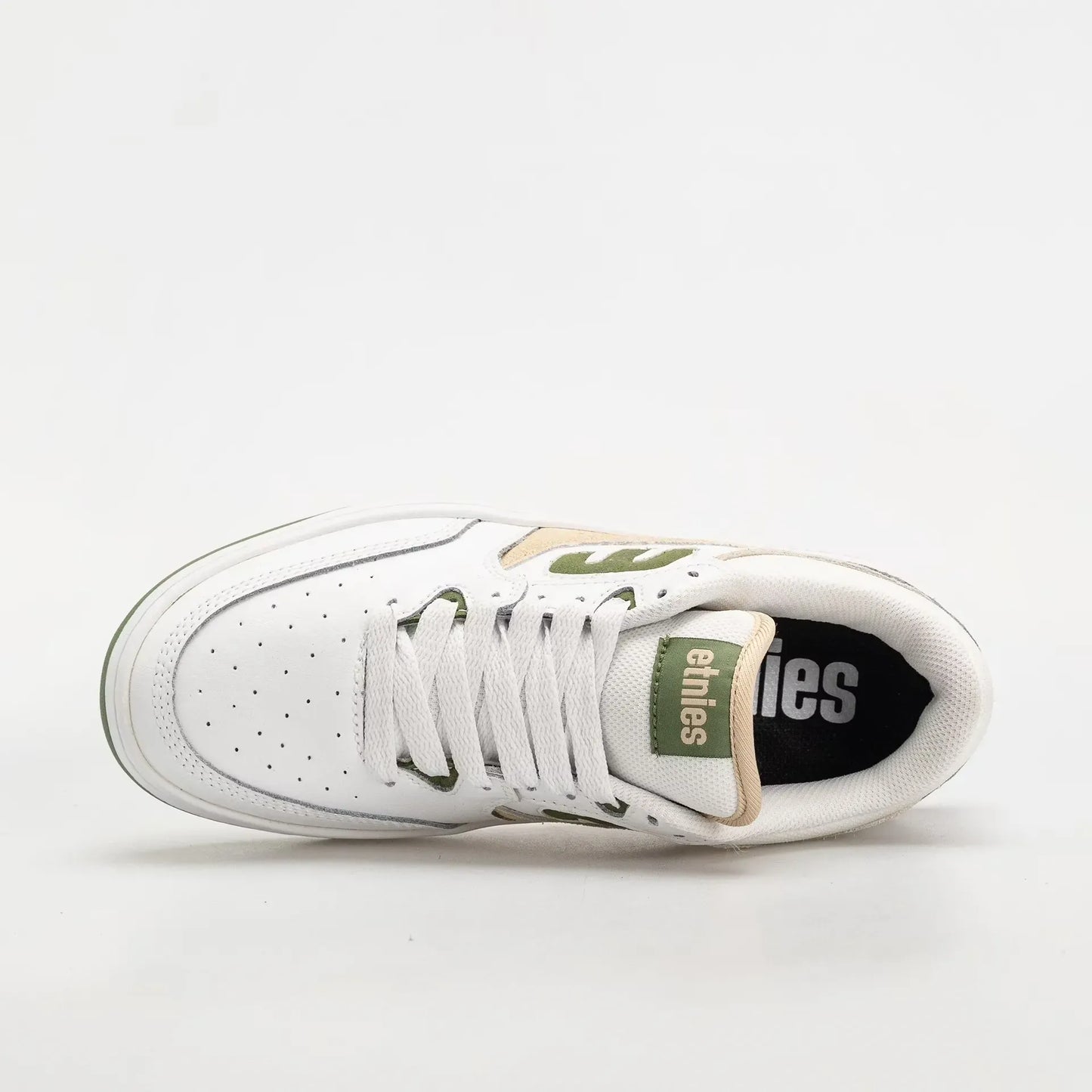Loot Low - Top Shoe White Green Comfort | etnies Official Low-Top Shoe Etnies Skate Original Sustainability Gear