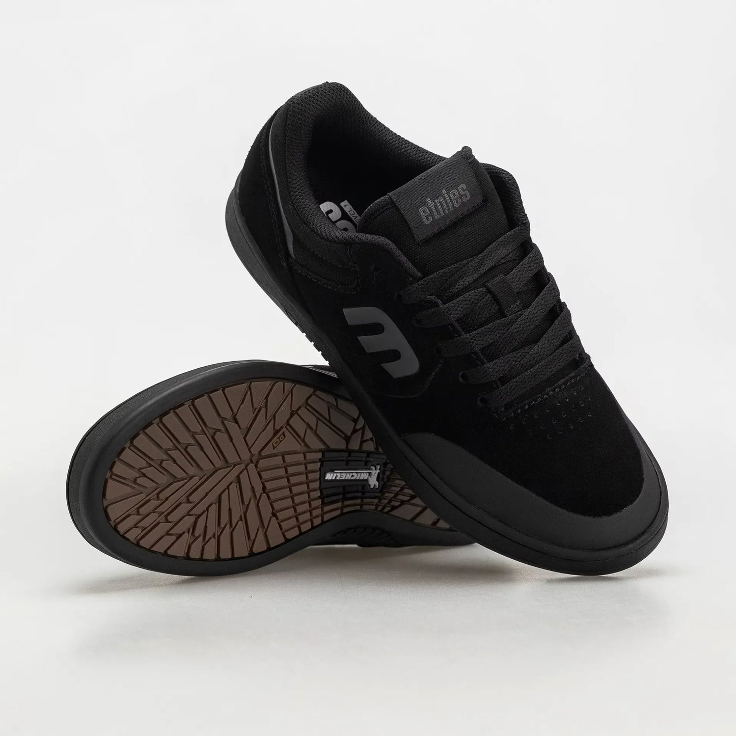 Marana Michelin Low - Top Black Dirty Wash | etnies Official Low-Top Shoe Etnies Skate Original Sustainability Gear