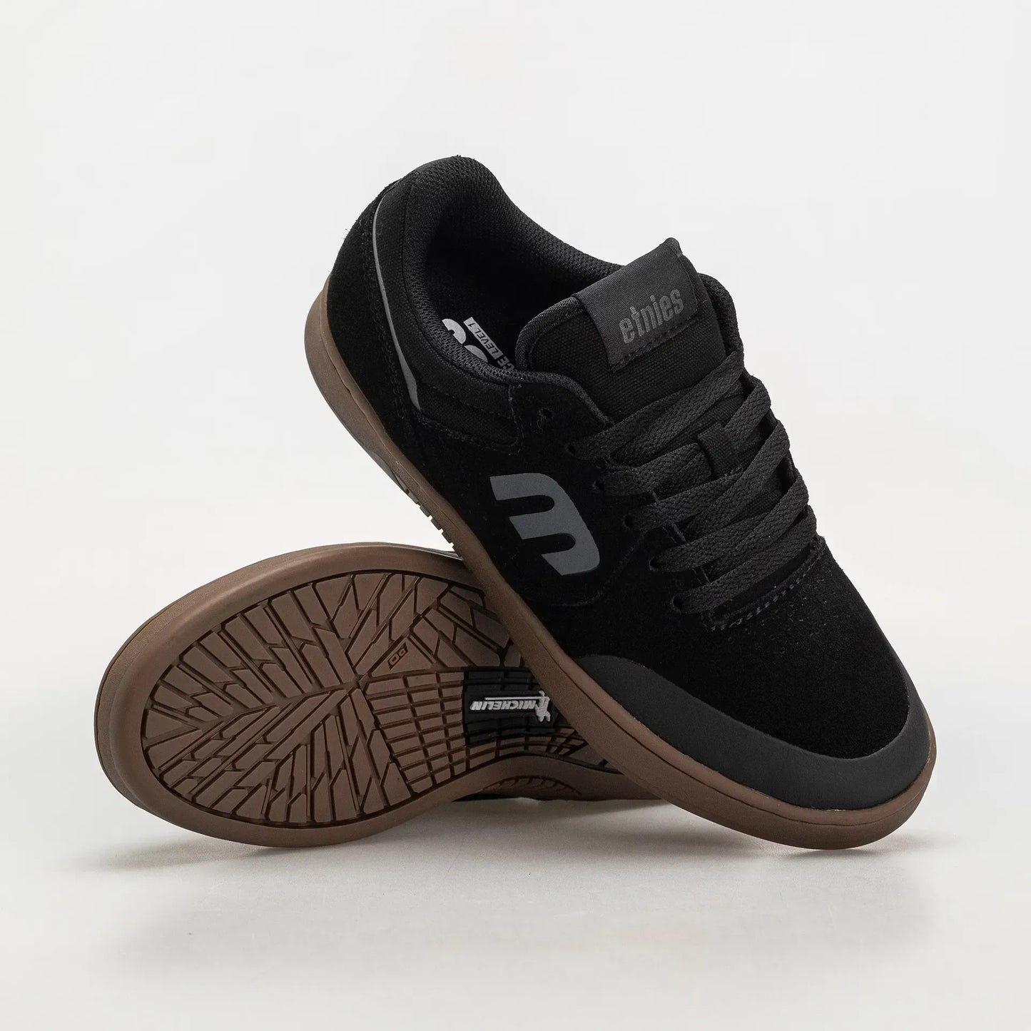 Marana Michelin Black Gum Dark Grey | etnies Official Low-Top Shoe Etnies Skate Original Sustainability Gear