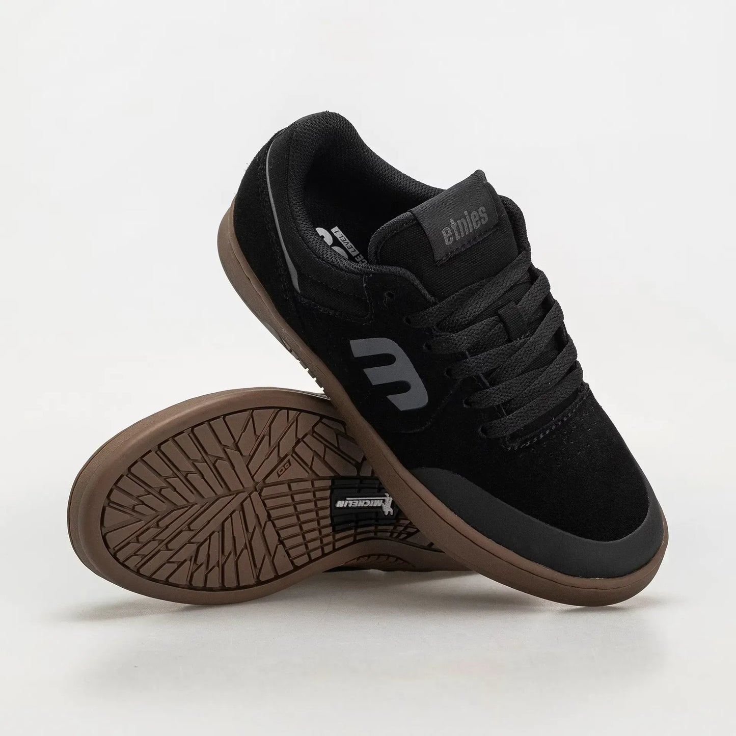Marana Michelin Shoe Black/Gum/Dark Grey | etnies Official Low-Top Shoe Etnies Skate Original Sustainability Gear