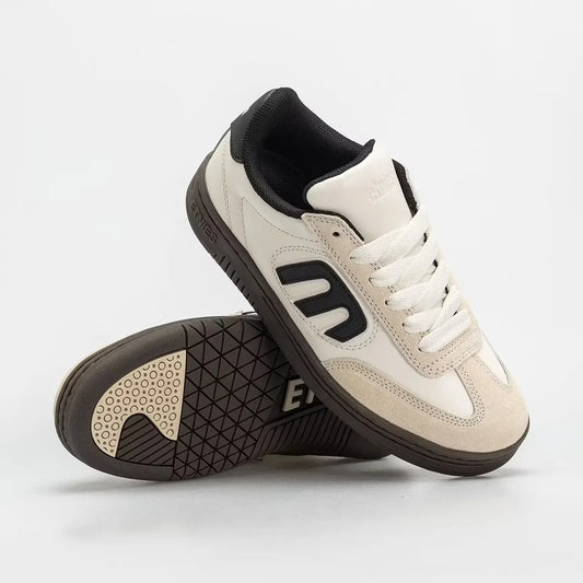 Locut Low - Top Skate Shoe White/Black/Gum | etnies Official Low-Top Shoe Etnies Skate Original Sustainability Gear