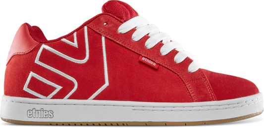 Fader red white gum - men's shoes - etnies