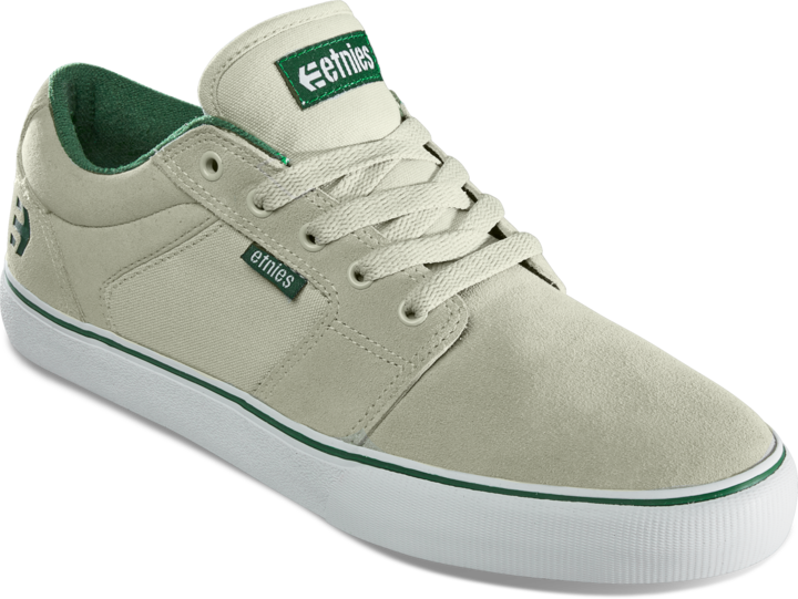 Barge LS white green gum - men's shoes - etnies