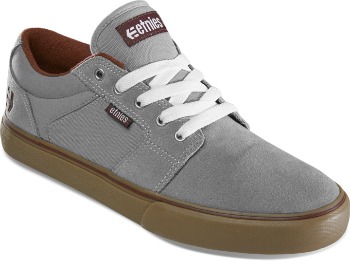 Barge LS grey gum red - men's shoes - etnies