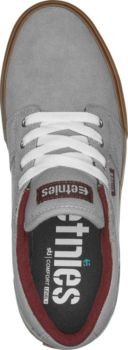 Barge LS grey gum red - men's shoes - etnies