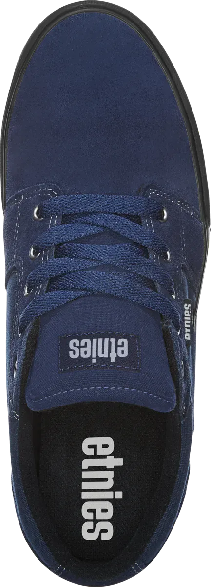 Barge LS Low - Top Vulcanized Indigo Raw | etnies Official Low-Top Vulcanized Etnies Skate Original Sustainability Gear