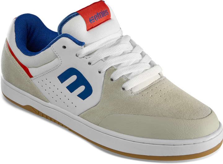 Marana white blue red - men's shoes - etnies