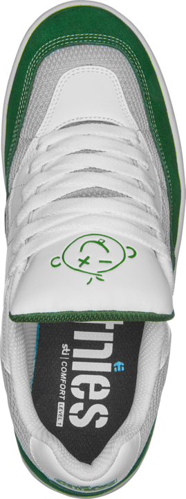 Snake green white grey - men's shoes - etnies