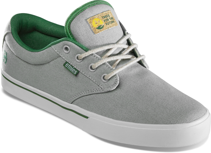 Jameson 2 Eco x TFTF grey white green - men's shoes - etnies