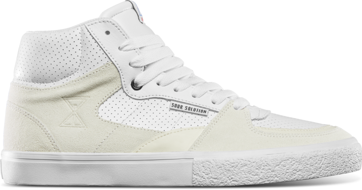 Screw Vulc mid x sour solution white - skate shoes - etnies
