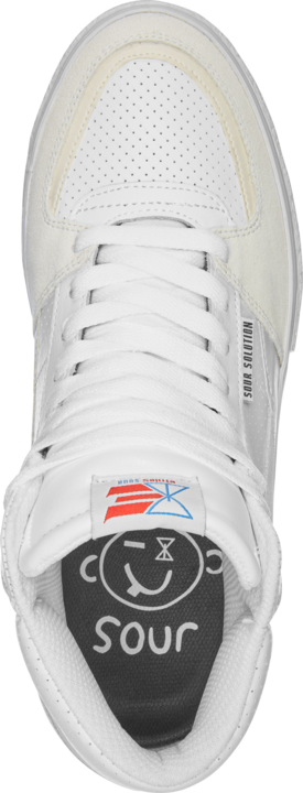 Screw Vulc mid x sour solution white - skate shoes - etnies