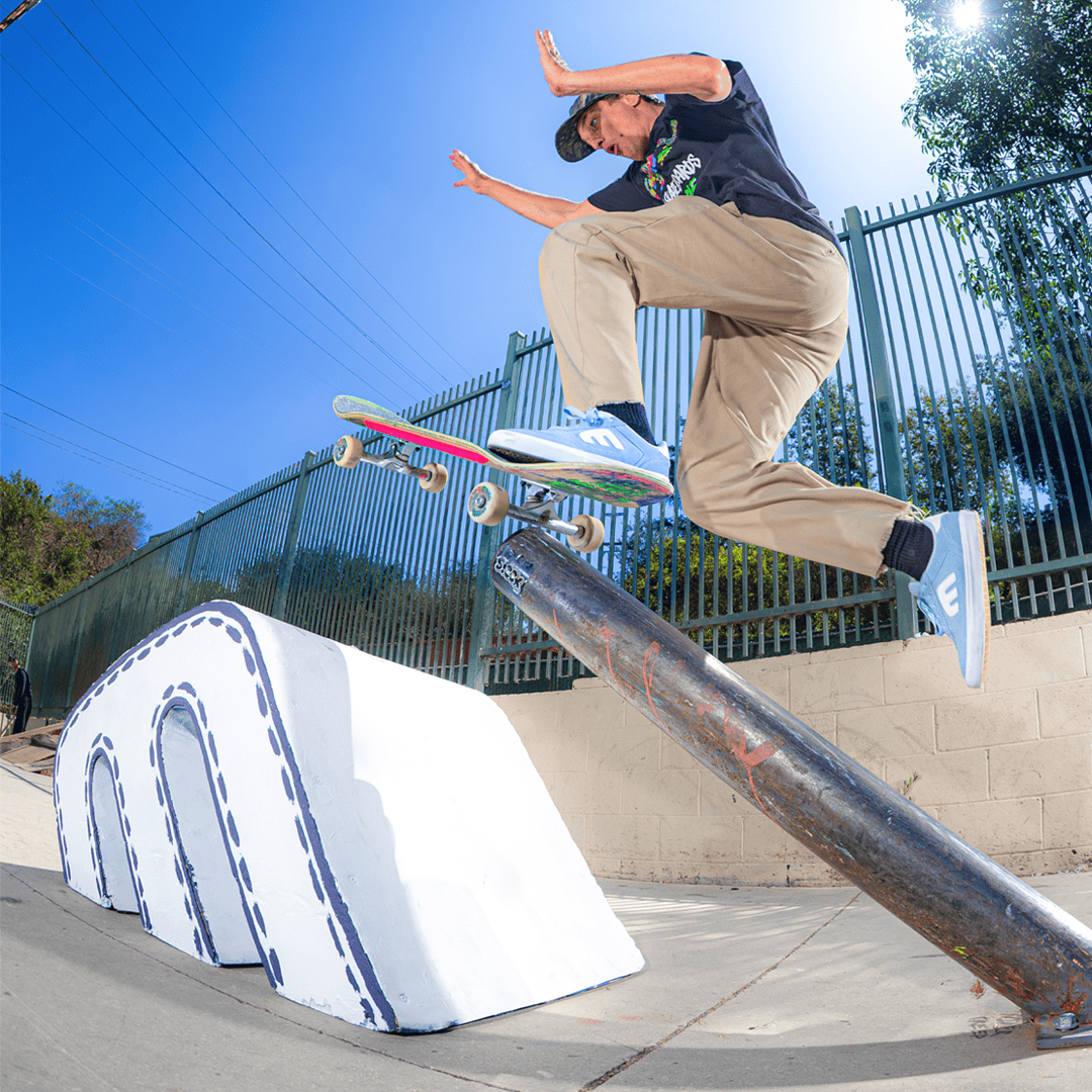 Skate Shoes in Baby Blue, Locut Vulc x Fos | etnies Canada etnies Skate Original Sustainability Gear