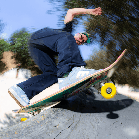 Skate Shoes in Baby Blue, Locut Vulc x Fos | etnies Canada etnies Skate Original Sustainability Gear