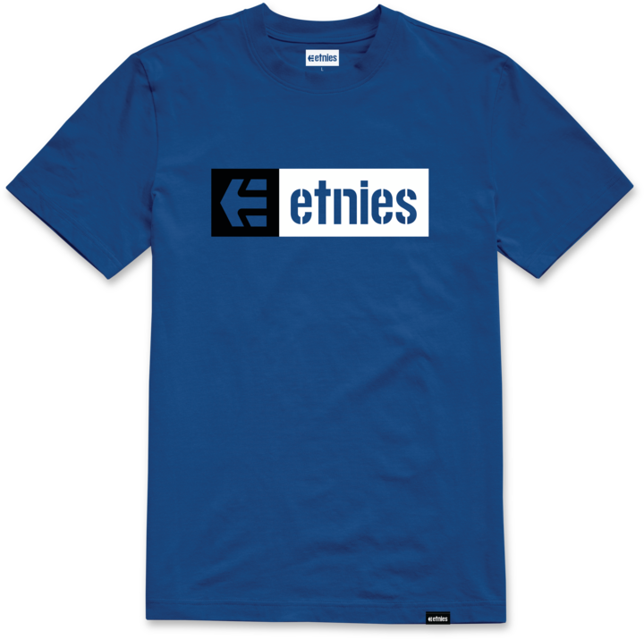 New box tee royal black white - men&#39;s t-shirt - etnies