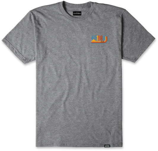 1986 tee grey heather - men's t-shirt - etnies