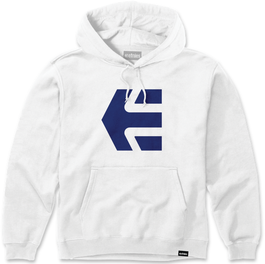 Classic icon pullover white blue - men's hoodie - etnies