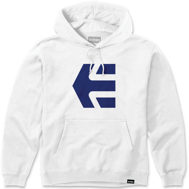 Classic icon pullover white blue - men's hoodie - etnies