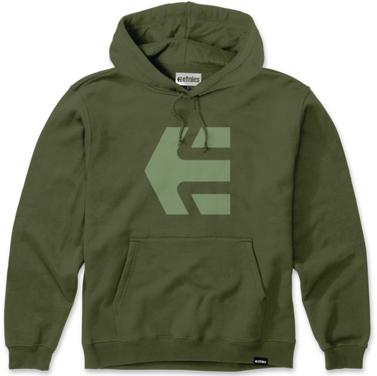 Classic icon pullover olive - men's hoodie - etnies
