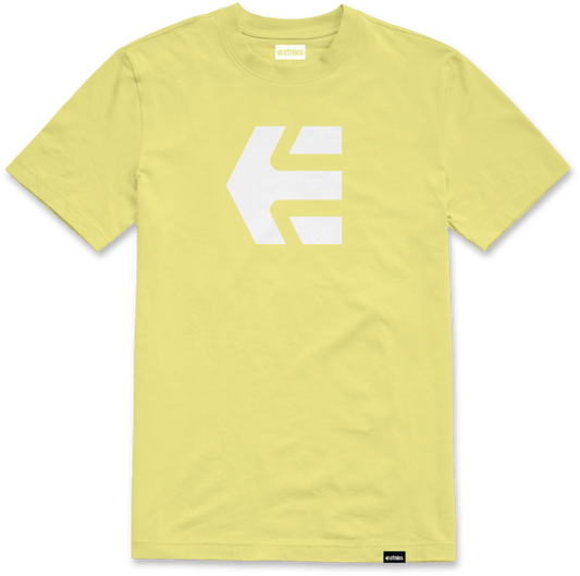 Icon tee yellow – men’s tee | etnies Official S/S Basic T-Shirt Etnies Skate Original Sustainability Gear