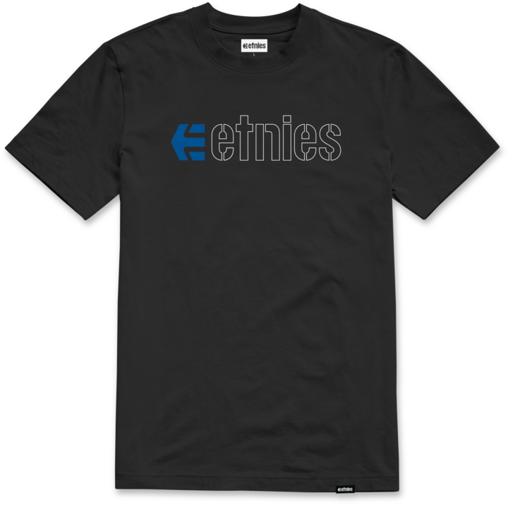 Ecorp tee black blue white - men's t-shirt - etnies