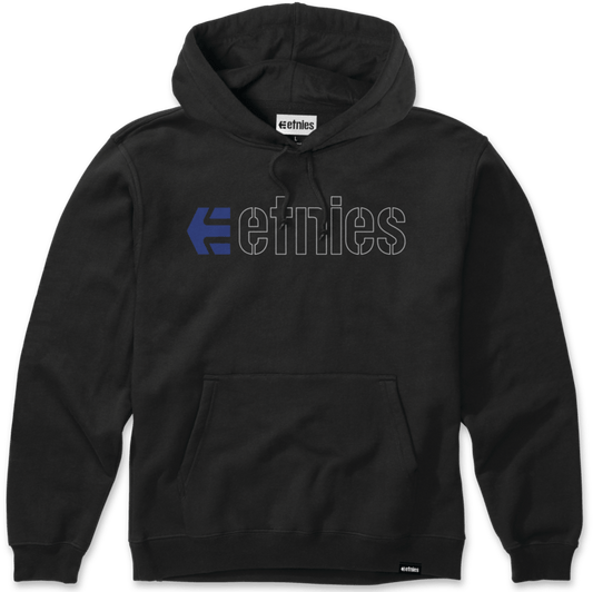 Ecorp pullover black | etnies Official Screen Hooded Fleece Etnies Skate Original Sustainability Gear