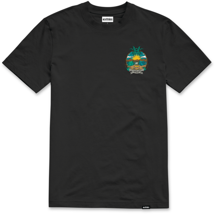 Camp vibes tee black - men's t-shirt - etnies