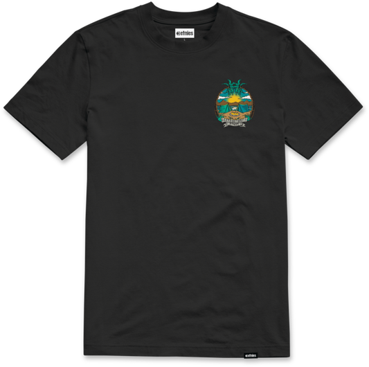 Camp vibes tee black - men's t-shirt - etnies