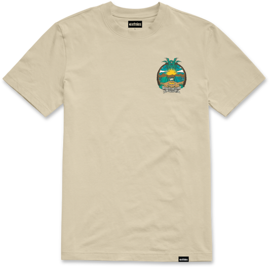 Camp vibes tee khaki - men's t-shirt - etnies