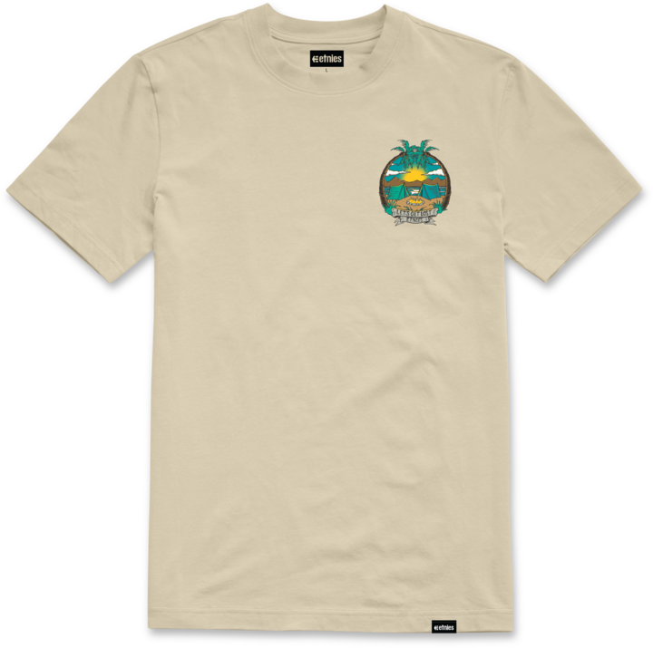 Camp vibes tee khaki - men's t-shirt - etnies