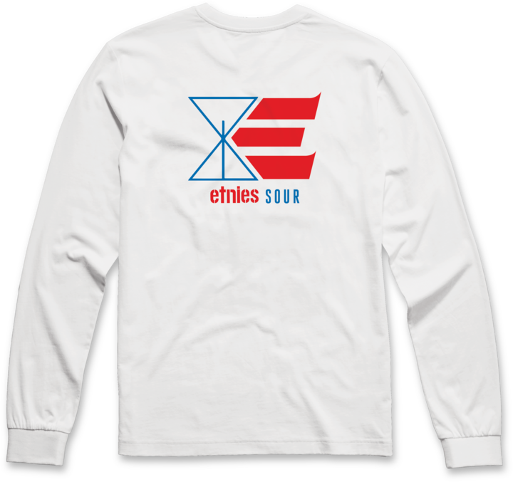 LS tee x Sour Solution white - men's long sleeve t-shirt - etnies