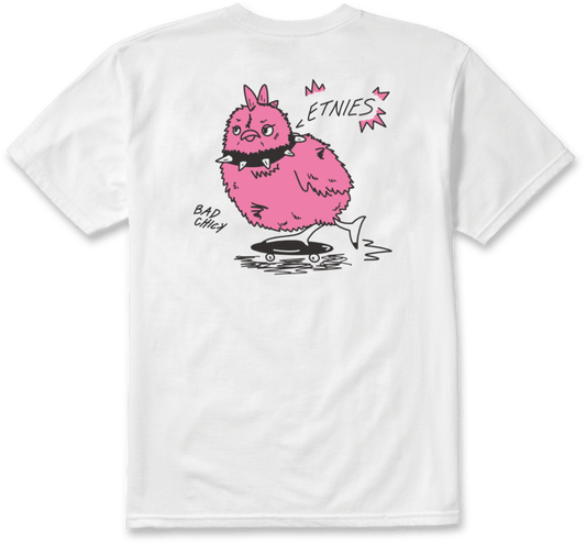 Bad chick tee white – men’s tee | etnies Official S/S Basic T-Shirt Etnies Skate Original Sustainability Gear